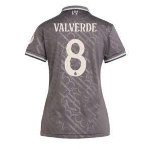 Real Madrid Federico Valverde #8 Replika Tredjetrøje Dame 2024-25 Kortærmet